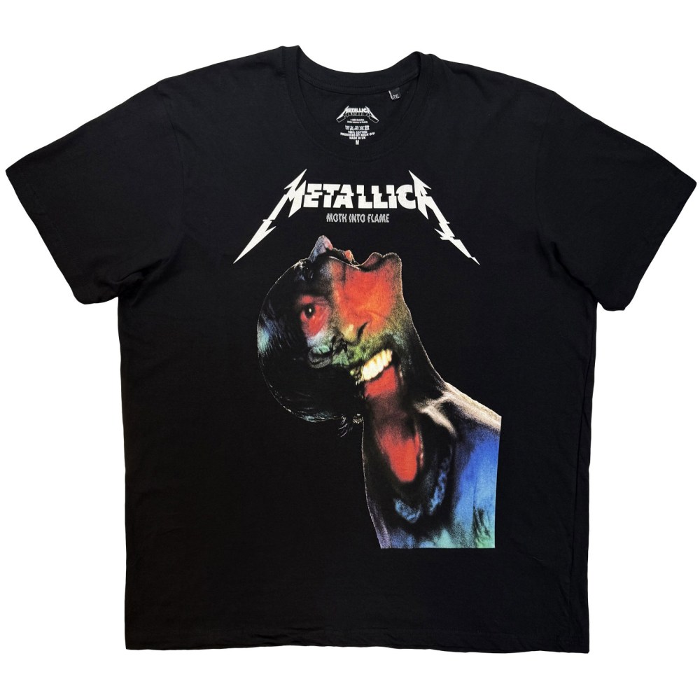 Metallica - Moth Into Flame Mens Tshirt - Black